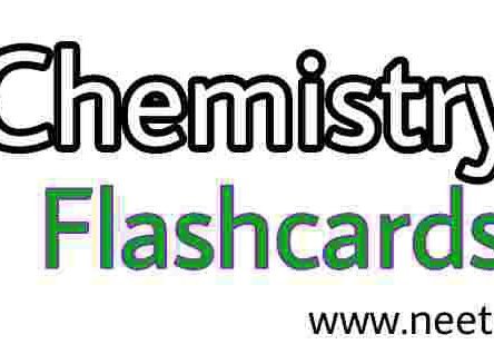 [PDF]Chemistry Flashcards For NEET & JEE Better Revision – Class 11 and Class 12