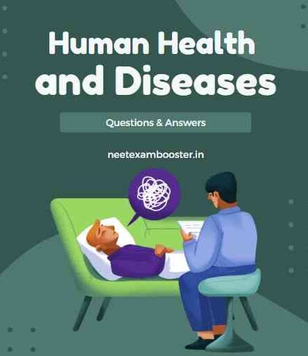 Human Health and Diseases Class 12 Important Questions And Answers MCQ PDF