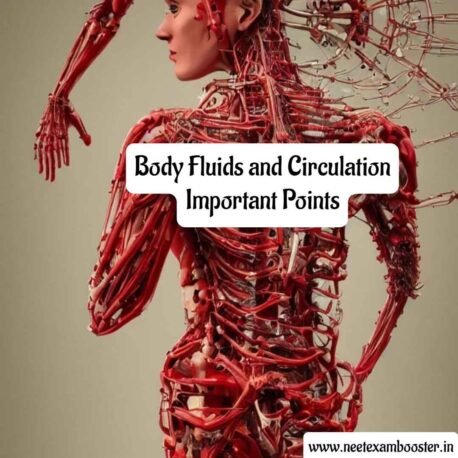 Body Fluids and Circulation Important Points