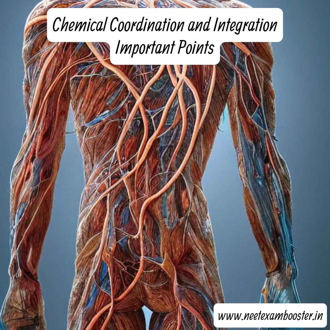 Chemical Coordination and Integration Important Points