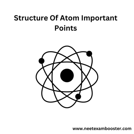 Structure of atom important points