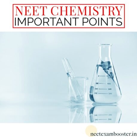 Chemistry Important Points For NEET Class 11